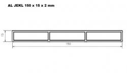 Jekl 150 x 15 x 2 mm ABC